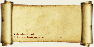 Janko Varićak vizit kartica